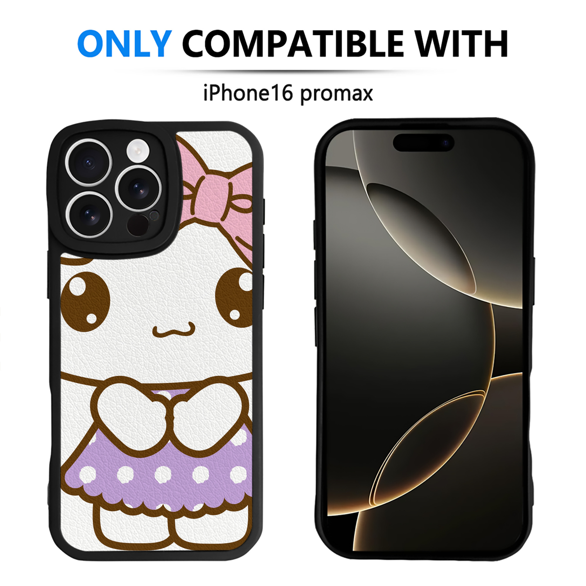 （画像用） Hello Kitty ハローキティ 【iPhone 16シリーズ対応】シリコンスマホケース（レザー調） 材質：シリコン